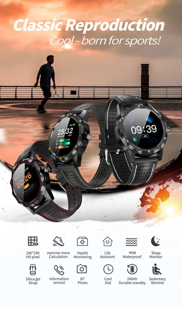 COLMI SKY 1 Smart Watch Men IP68 Waterproof Activity Tracker Fitness Tracker Smartwatch Clock BRIM for Android Iphone IOS phone - Image 2