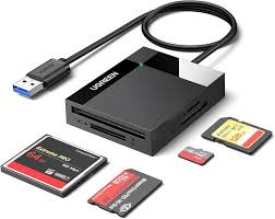 UGREEN 30333 SD Card Reader USB 3.0 Card Hub Adapter 5Gbps Read 4 Cards Simultaneously - Image 3